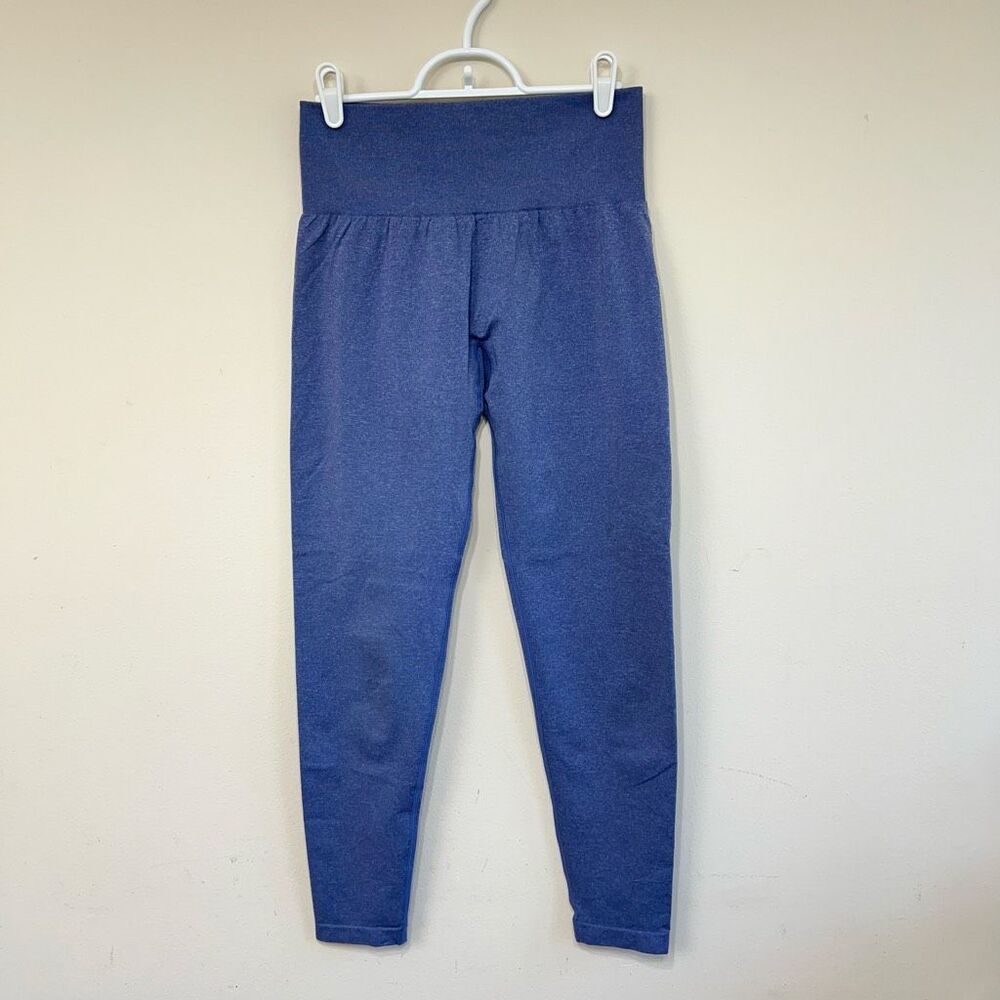 NVGTN Blue NV Seamless Leggings High Rise Medium